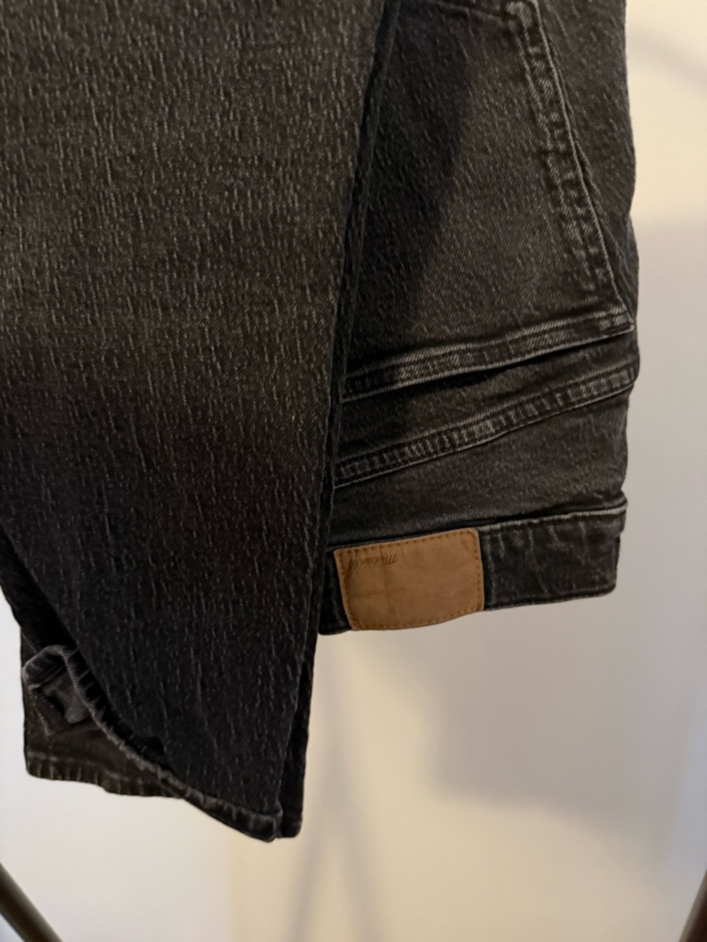 Madewell The Mid-Rise Perfect Vintage Black Jean